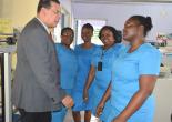 Mayor Greets Health Care Workers
