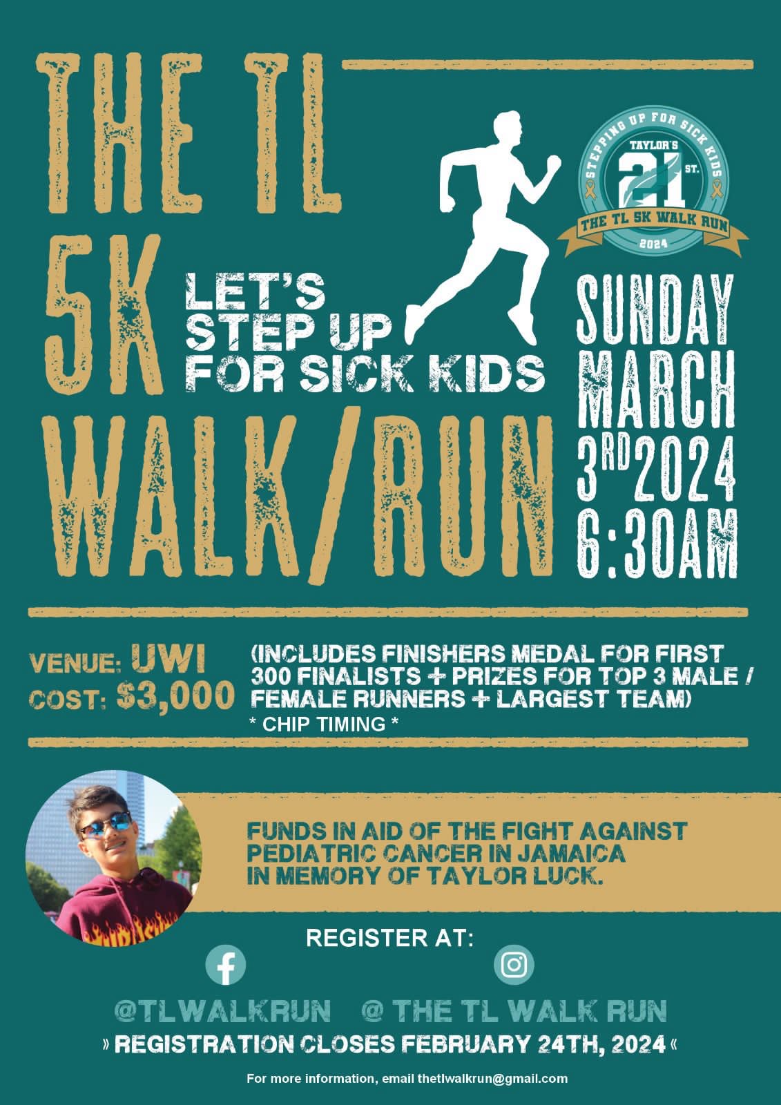 The TL 5k Walk/Run Prips Jamaica