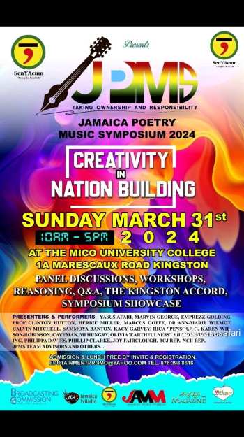 Jamaica Poetry Music Symposium 2024