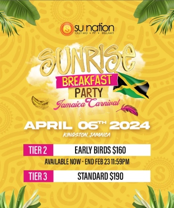 Sunrise Breakfast Party Jamaica Carnival 