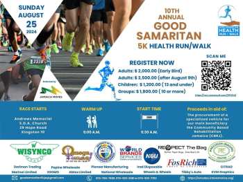 GOOD  SAMARITAN 5K RUN/WALK 10TH ANNIVARSARY 